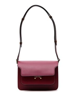 Marni mini Trunk Shoulder bag in Burgundy